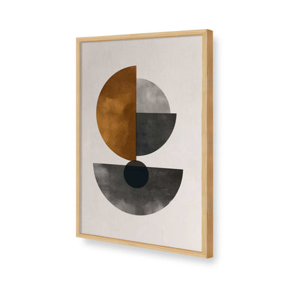 [Color:American Maple], Picture of art in a American Maple frame of the corner