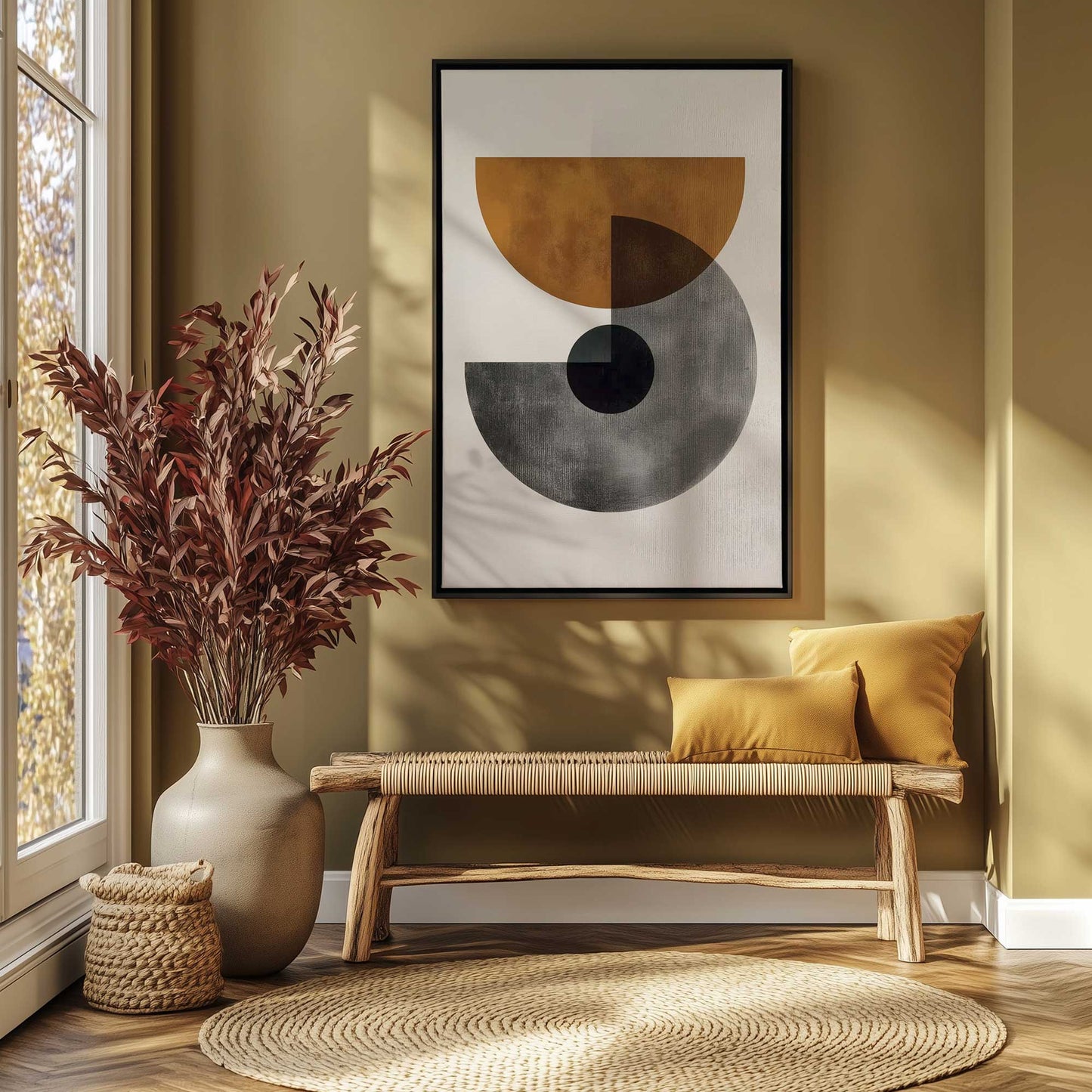 Picture of art in a room