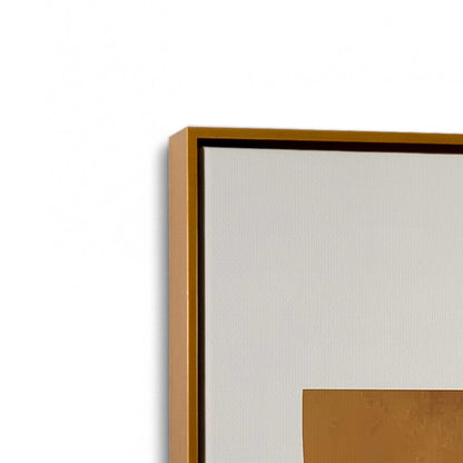 [Color:Polished Gold], Picture of art in a Polished Gold frame at an angle