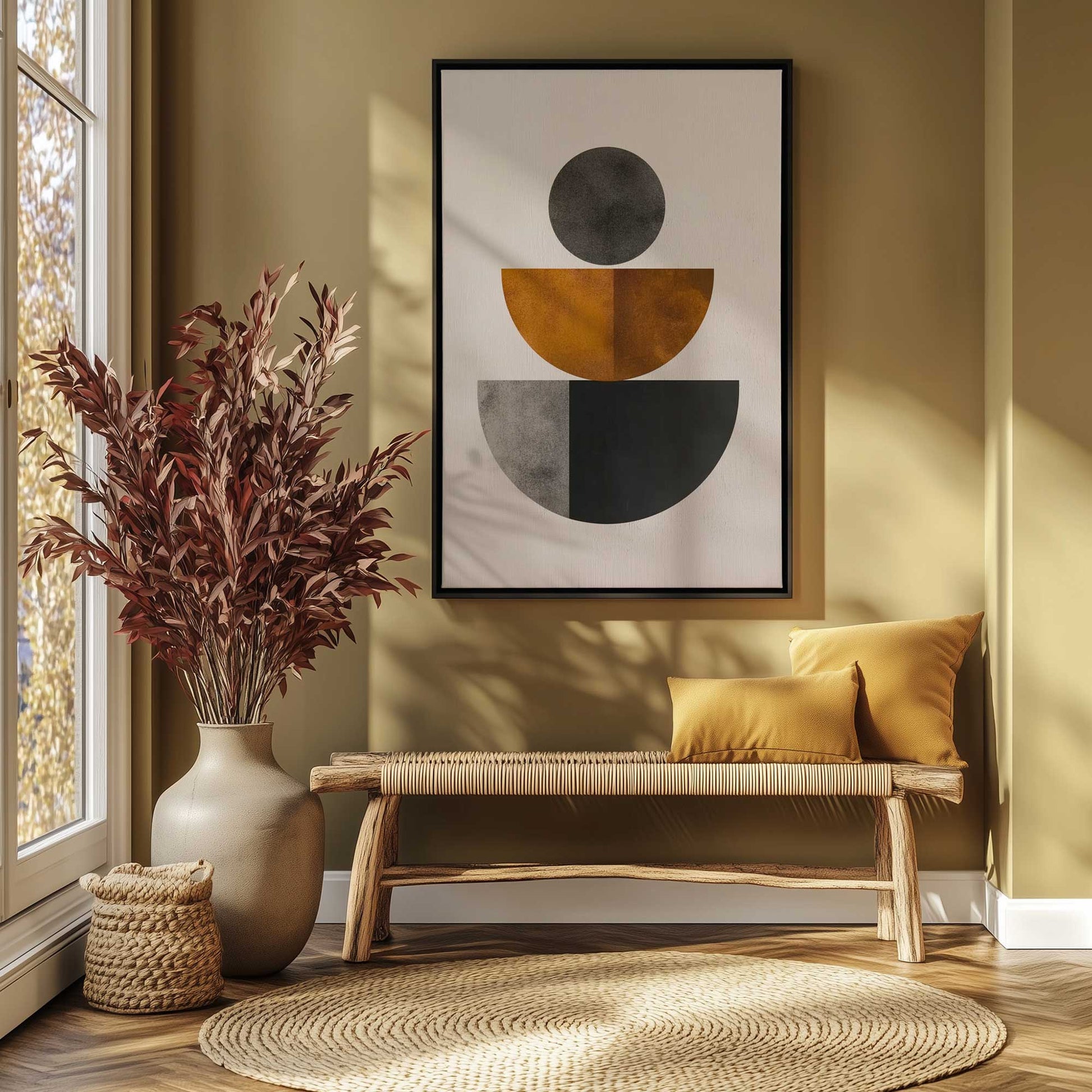 Picture of art in a room