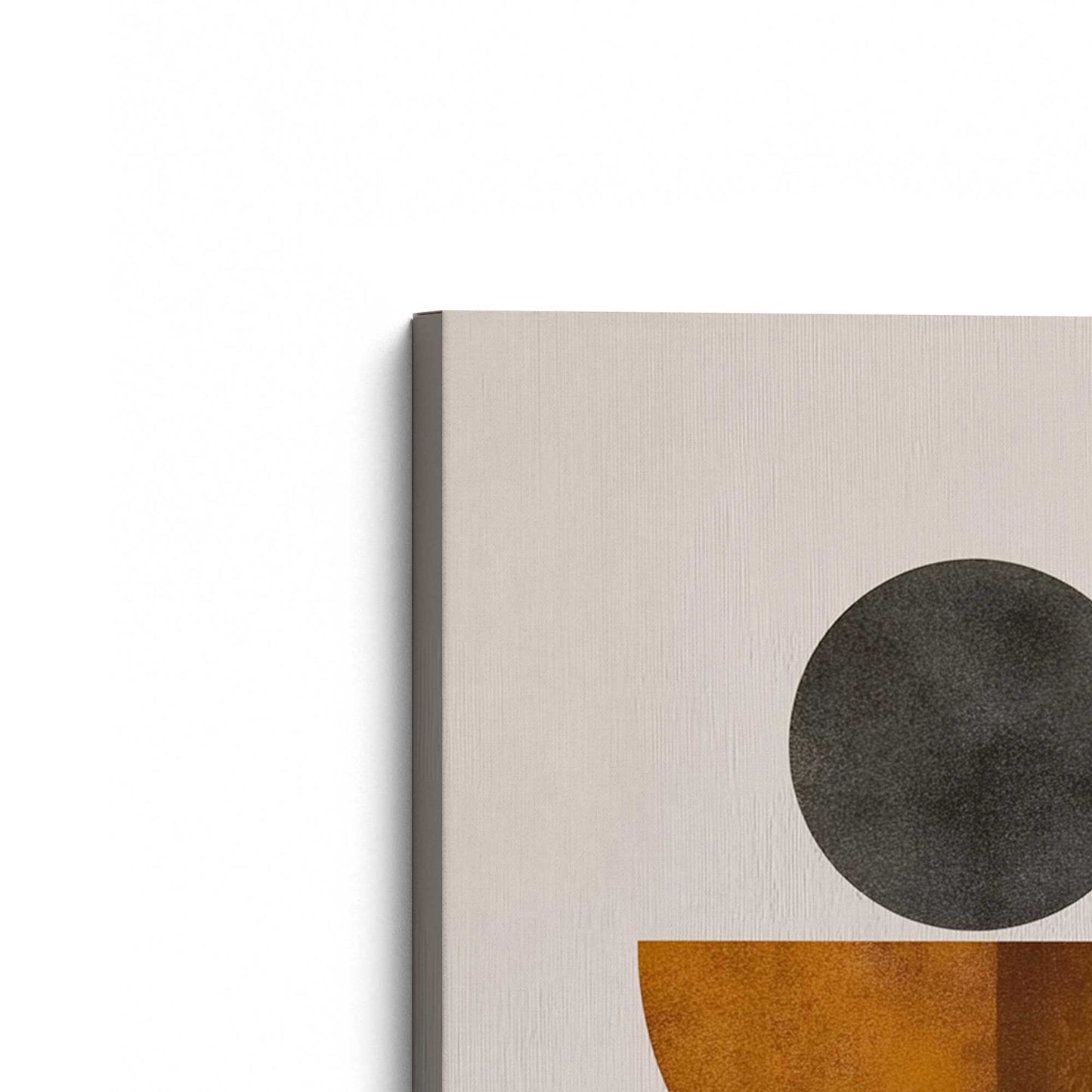 [Color:Stretched Canvas], Picture of the corner of the art