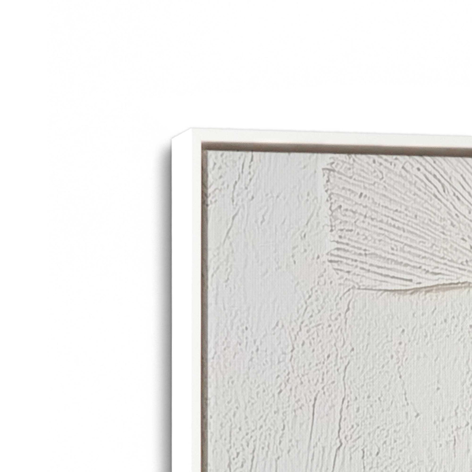 [Color:Opaque White], Picture of art in a White frame at an angle