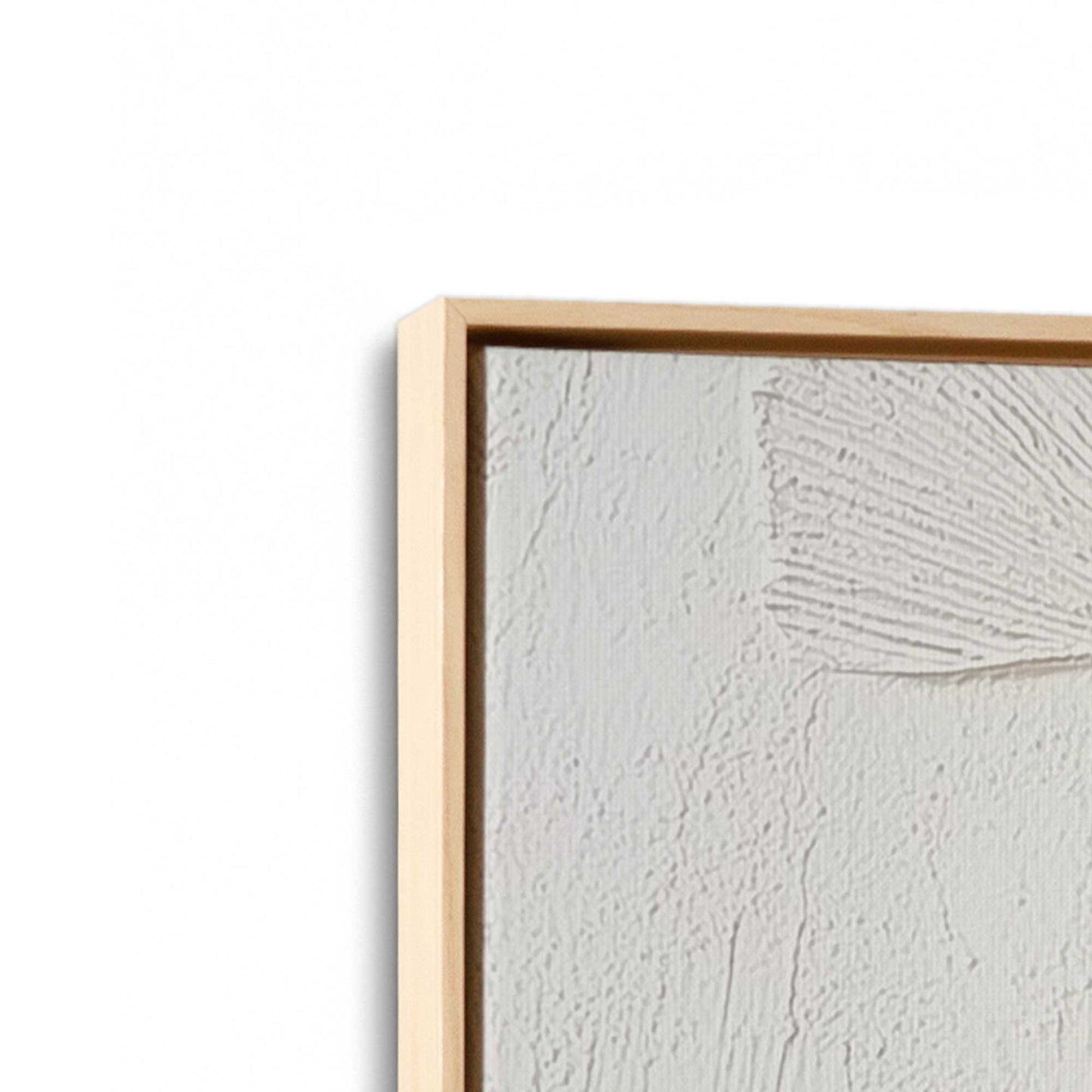[Color:American Maple], Picture of art in a American Maple frame at an angle