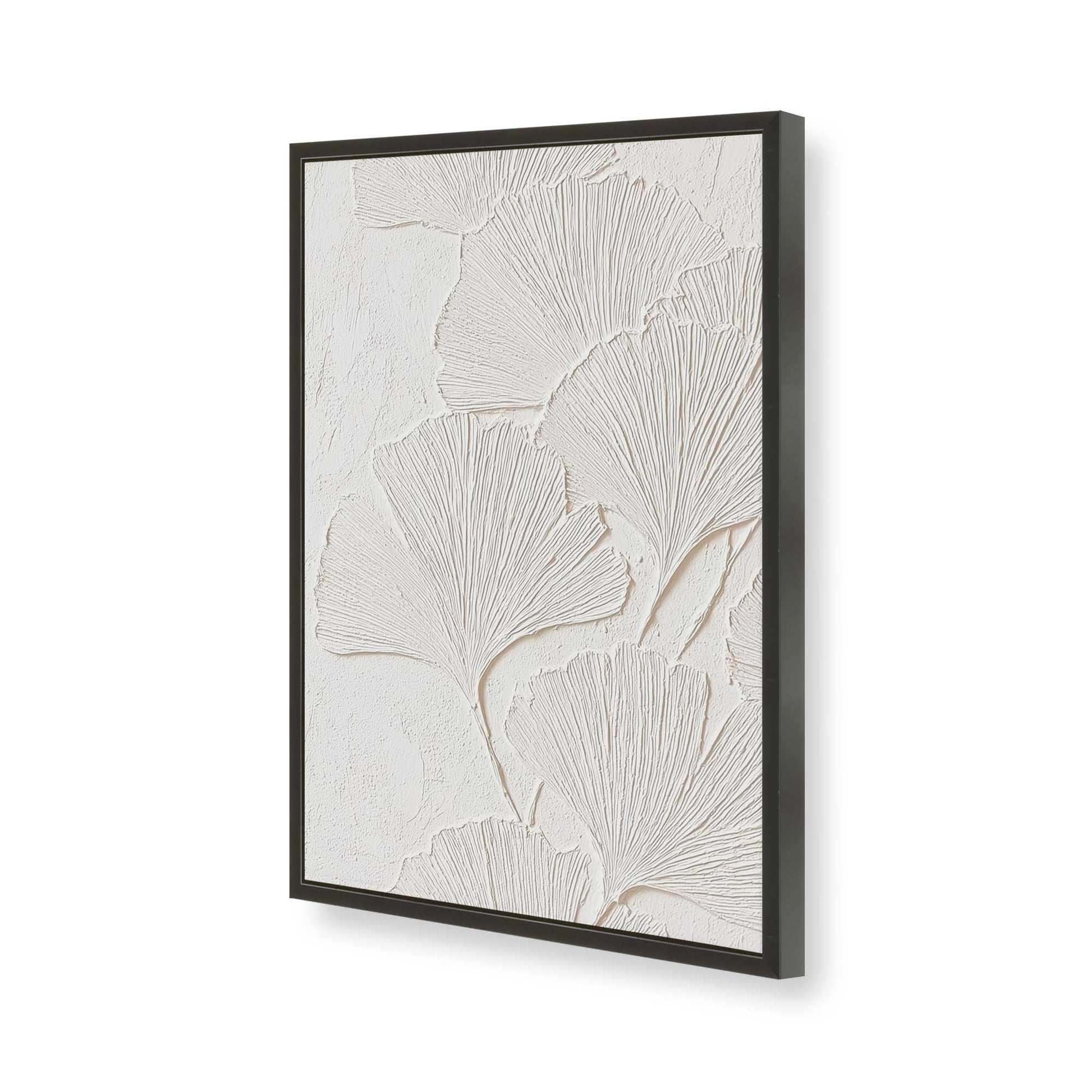 [Color:Satin Black], Picture of art in a Satin Black frame of the corner
