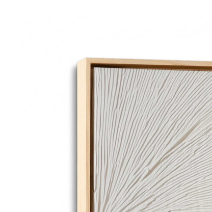 [Color:American Maple], Picture of art in a American Maple frame at an angle