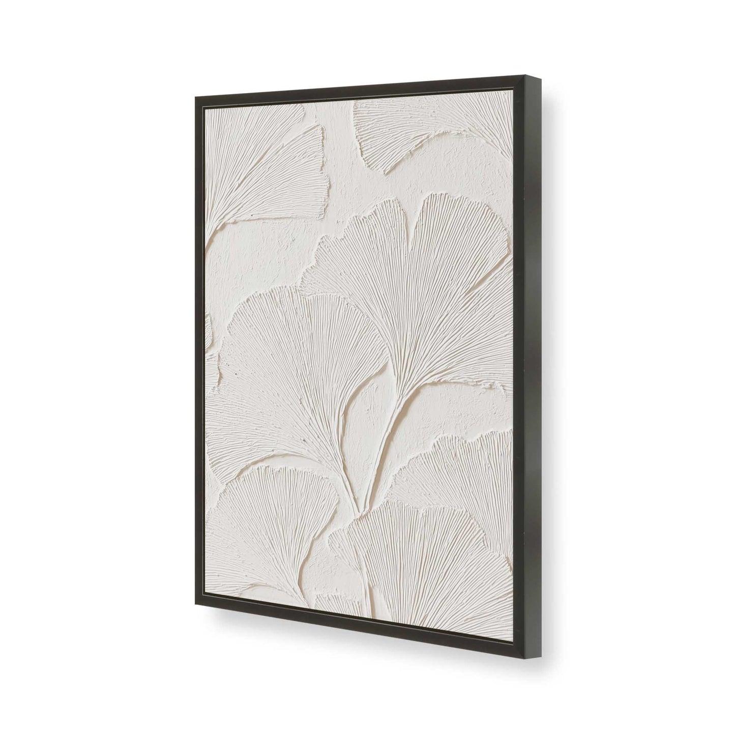 [Color:Satin Black], Picture of art in a Satin Black frame of the corner