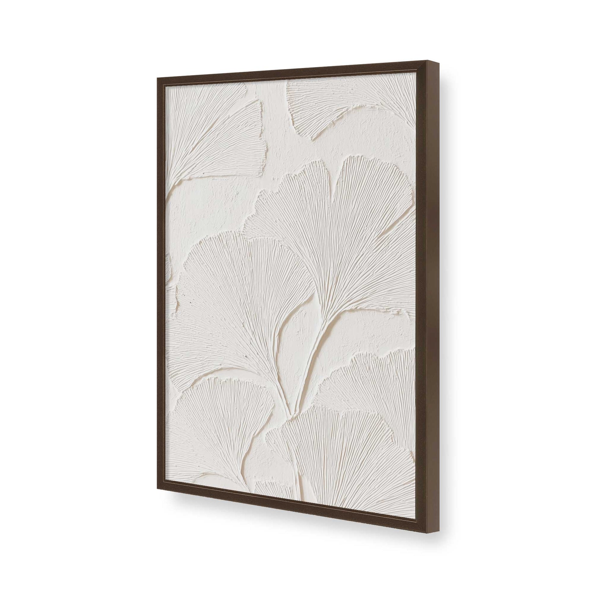 [Color:Brown], Picture of art in a Brown frame of the corner