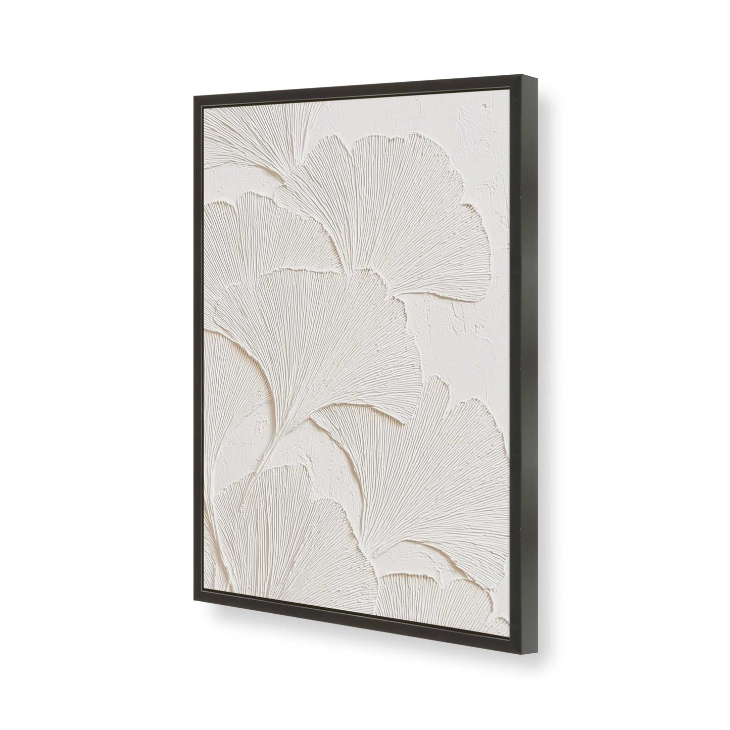 [Color:Satin Black], Picture of art in a Satin Black frame of the corner