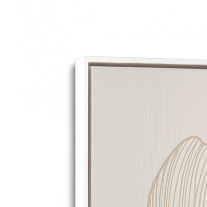 [Color:Opaque White], Picture of art in a White frame at an angle