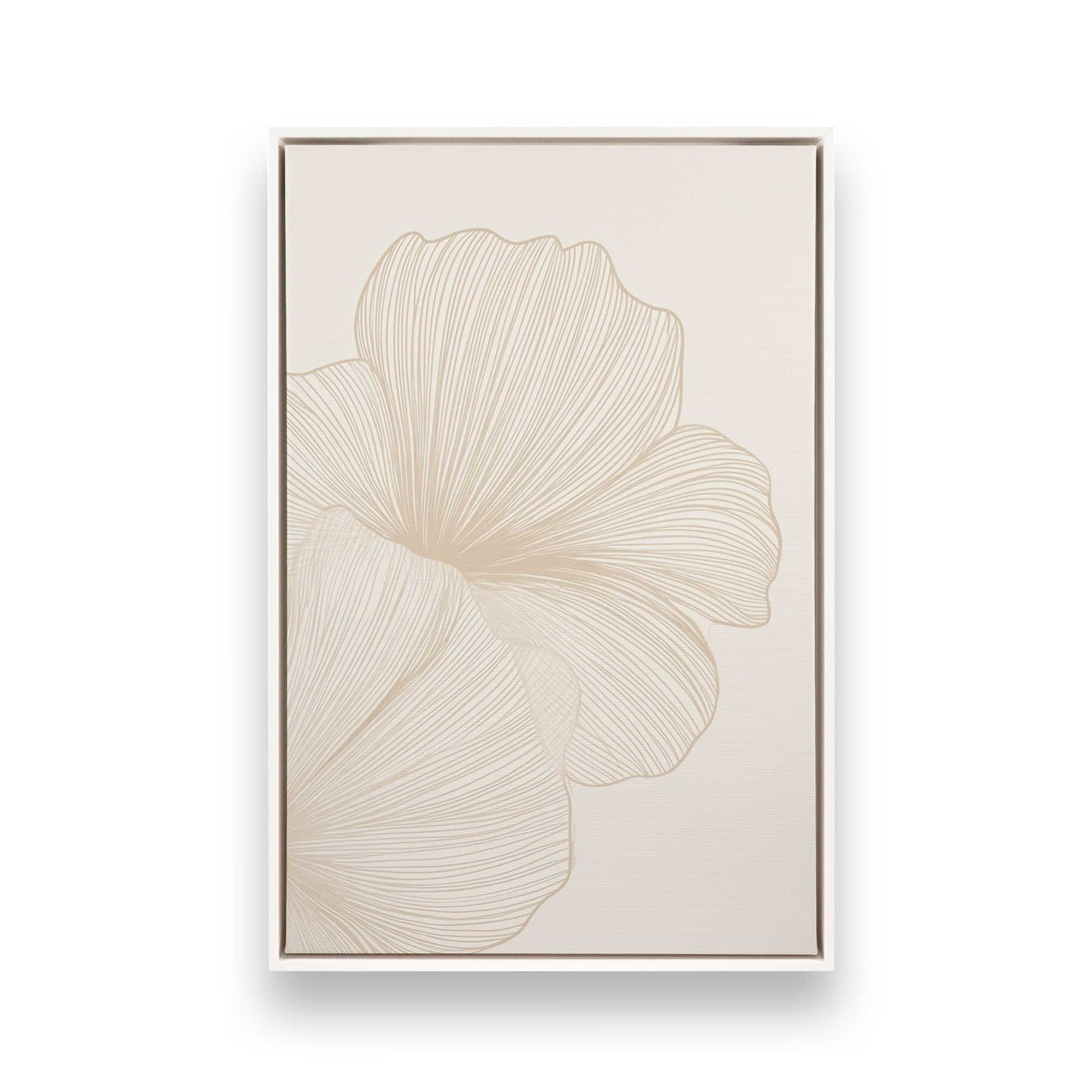 [Color:Opaque White], Picture of art in a White frame