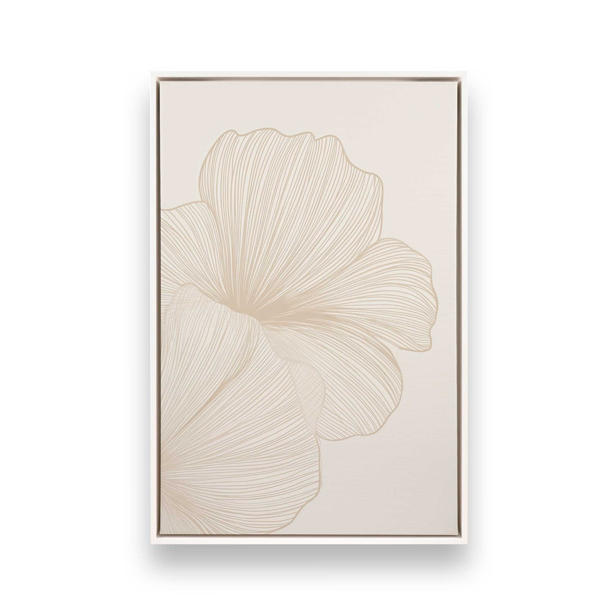 [Color:Opaque White], Picture of art in a White frame