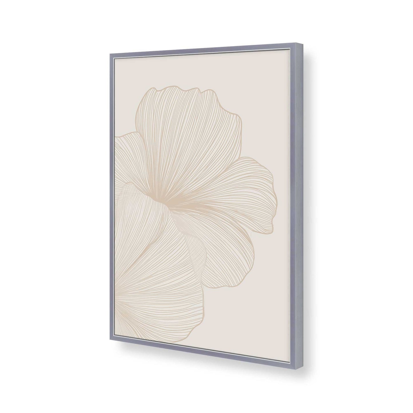 [Color:Polished Chrome], Picture of art in a Polished Chrome frame of the corner
