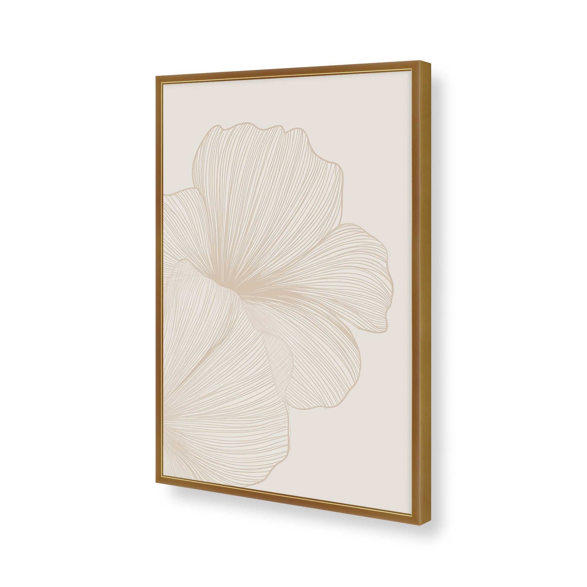 [Color:Polished Gold], Picture of art in a Polished Gold frame of the corner
