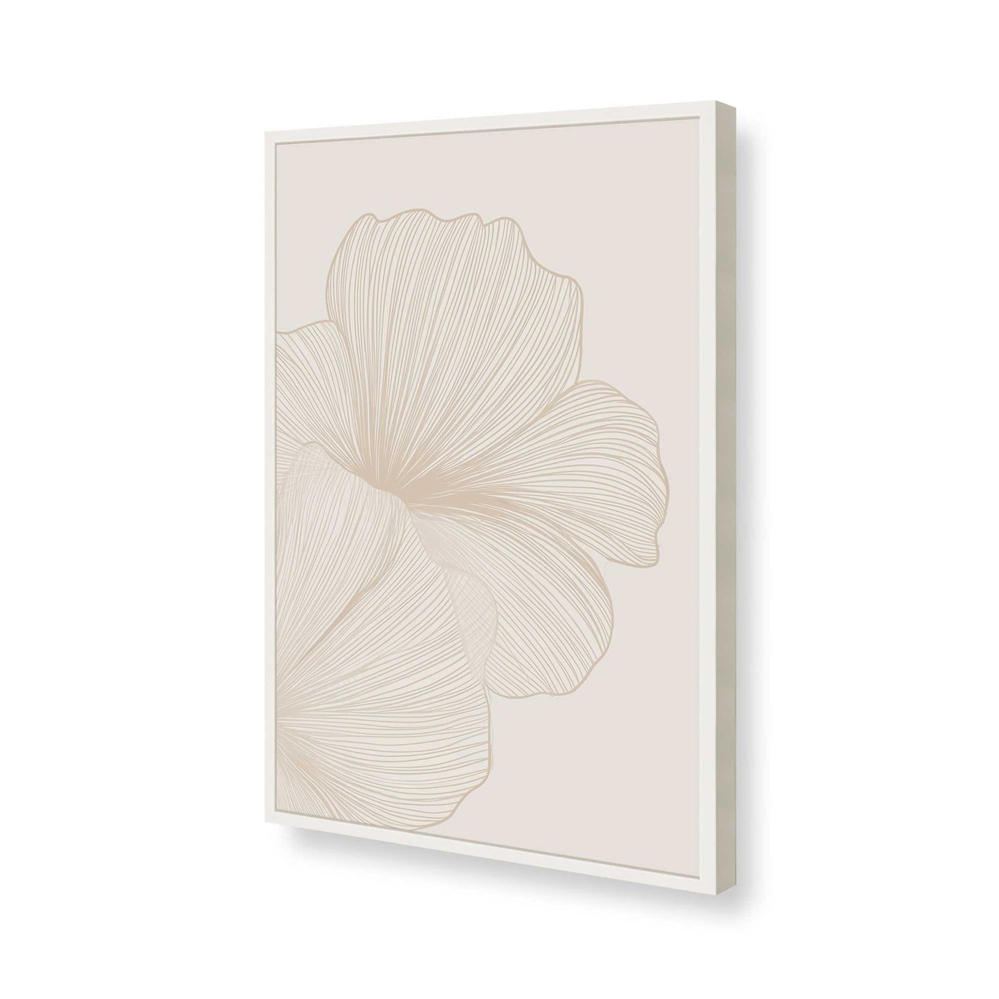 [Color:Opaque White], Picture of art in a Opaque White frame of the corner