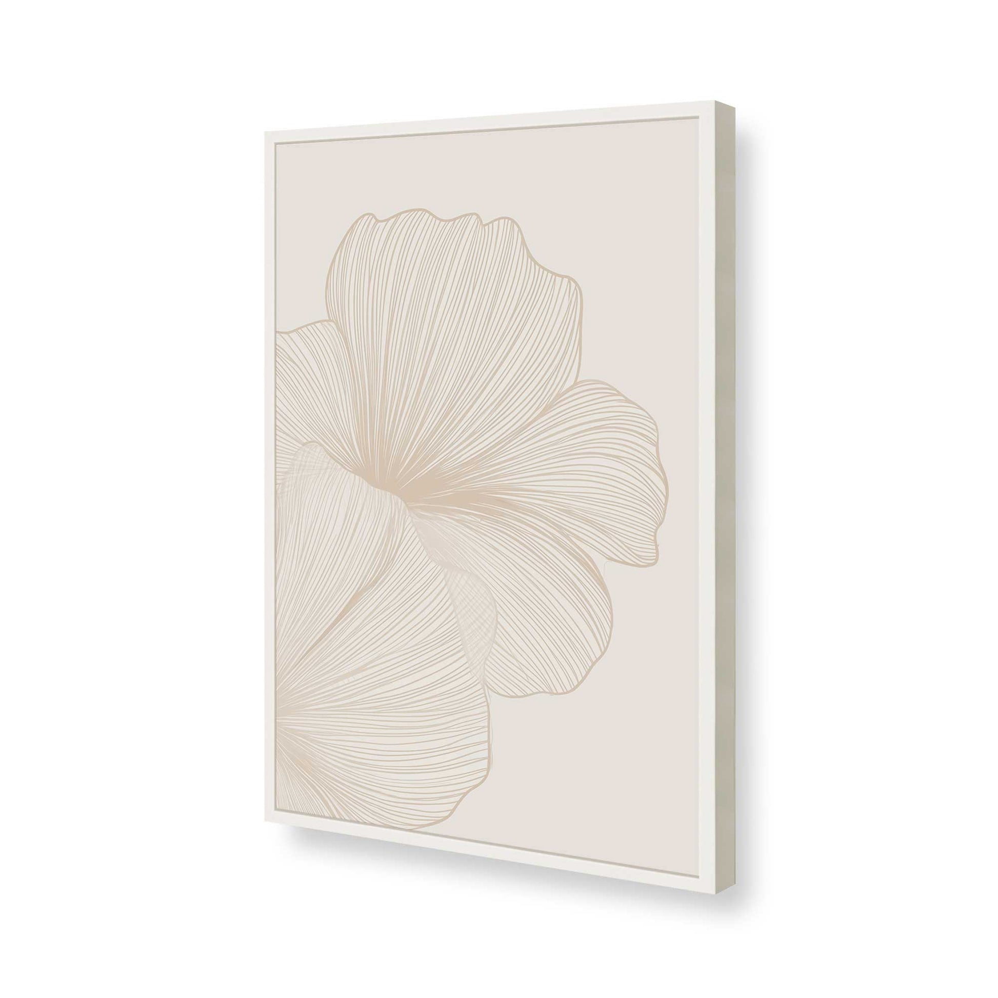 [Color:Opaque White], Picture of art in a Opaque White frame of the corner