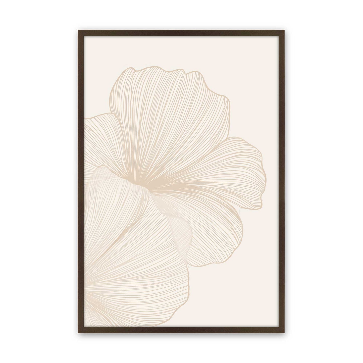 [Color:Brown], Picture of art in a Brown frame