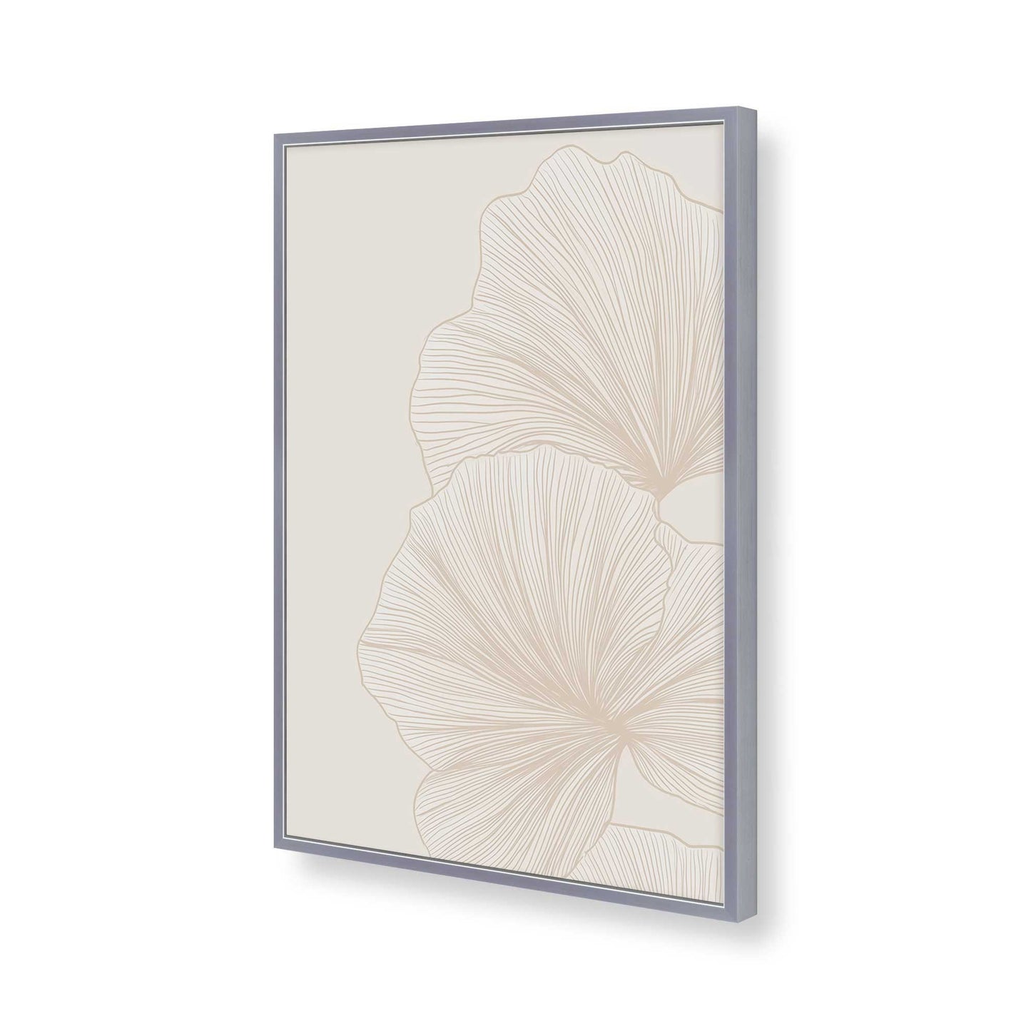 [Color:Polished Chrome], Picture of art in a Polished Chrome frame of the corner