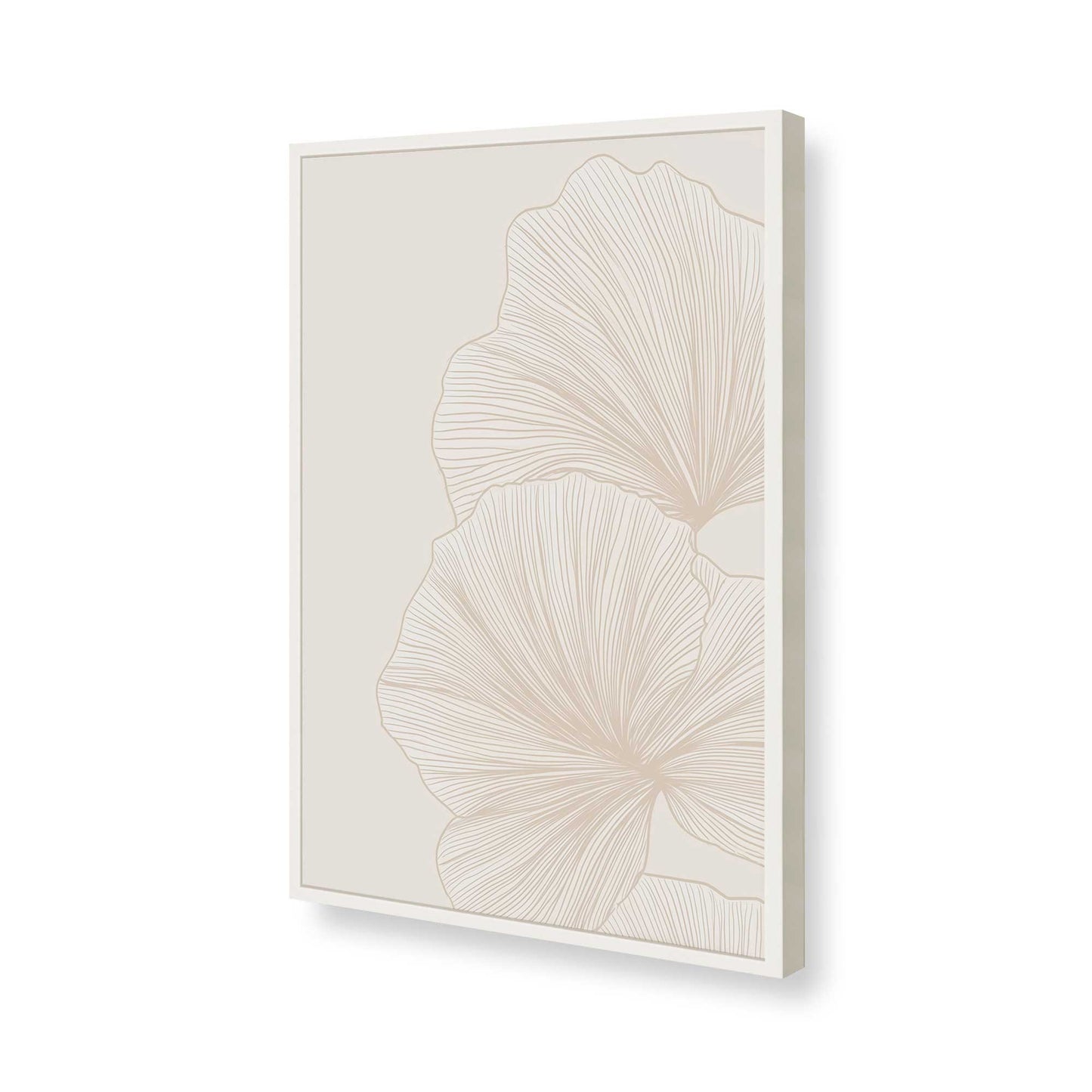 [Color:Opaque White], Picture of art in a Opaque White frame of the corner