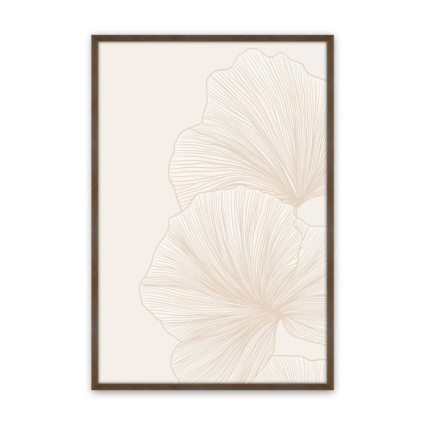 [Color:Walnut], Picture of art in a Walnut frame