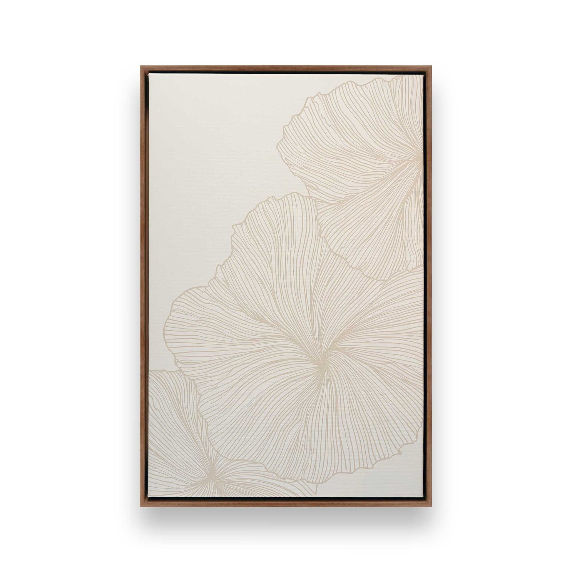 [Color:Walnut], Picture of art in a Walnut frame