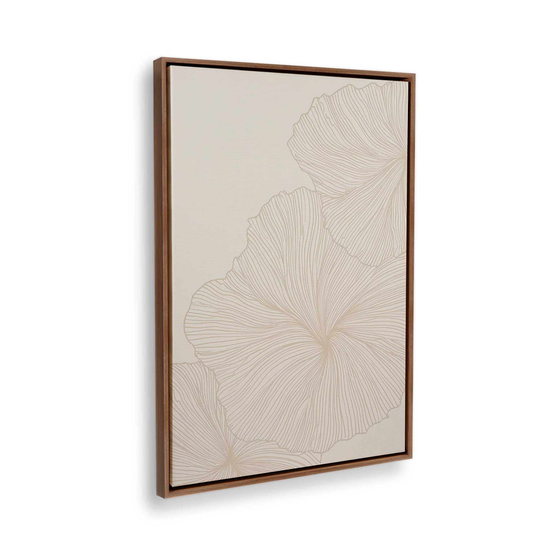 [Color:Walnut], Picture of the corner of the art