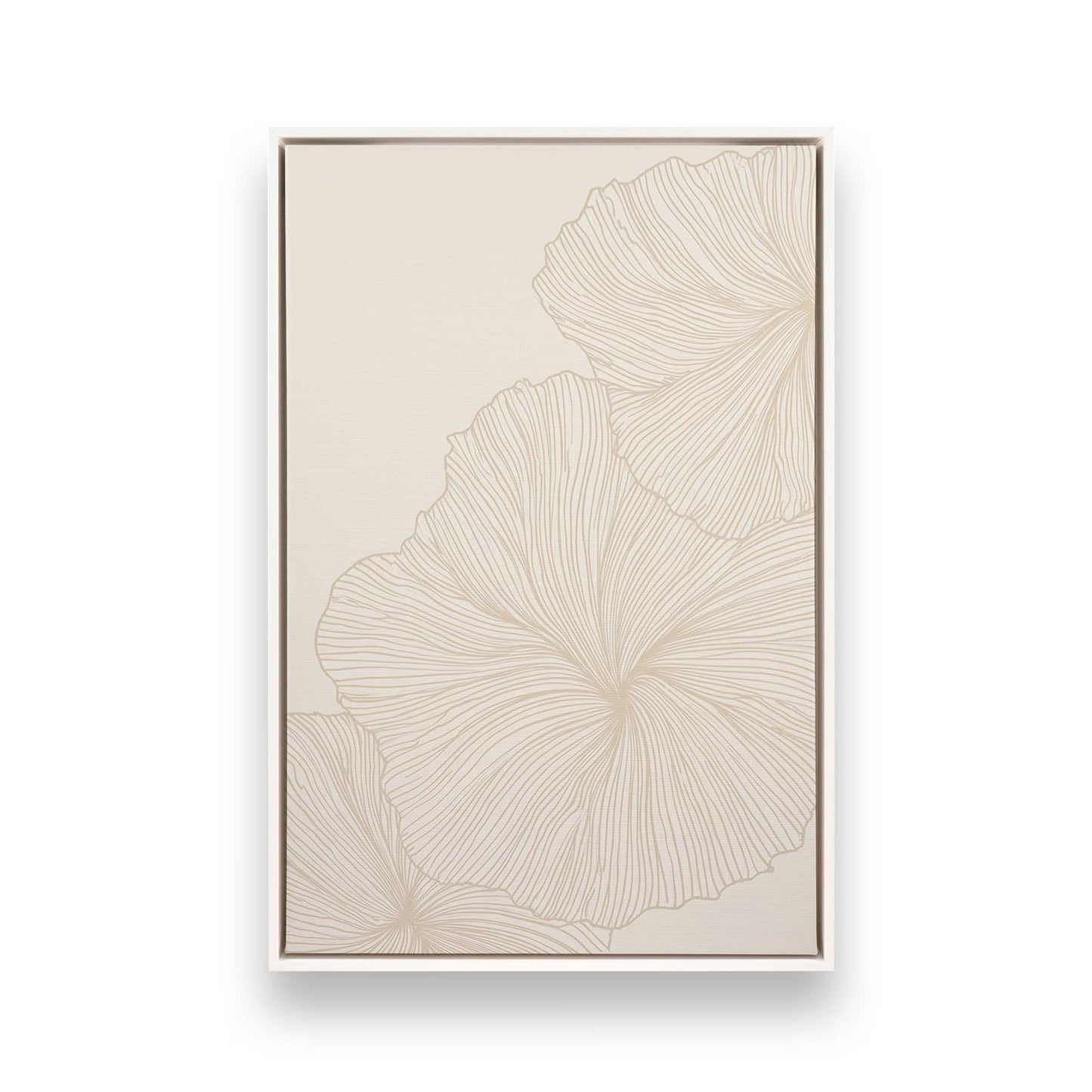 [Color:Opaque White], Picture of art in a White frame