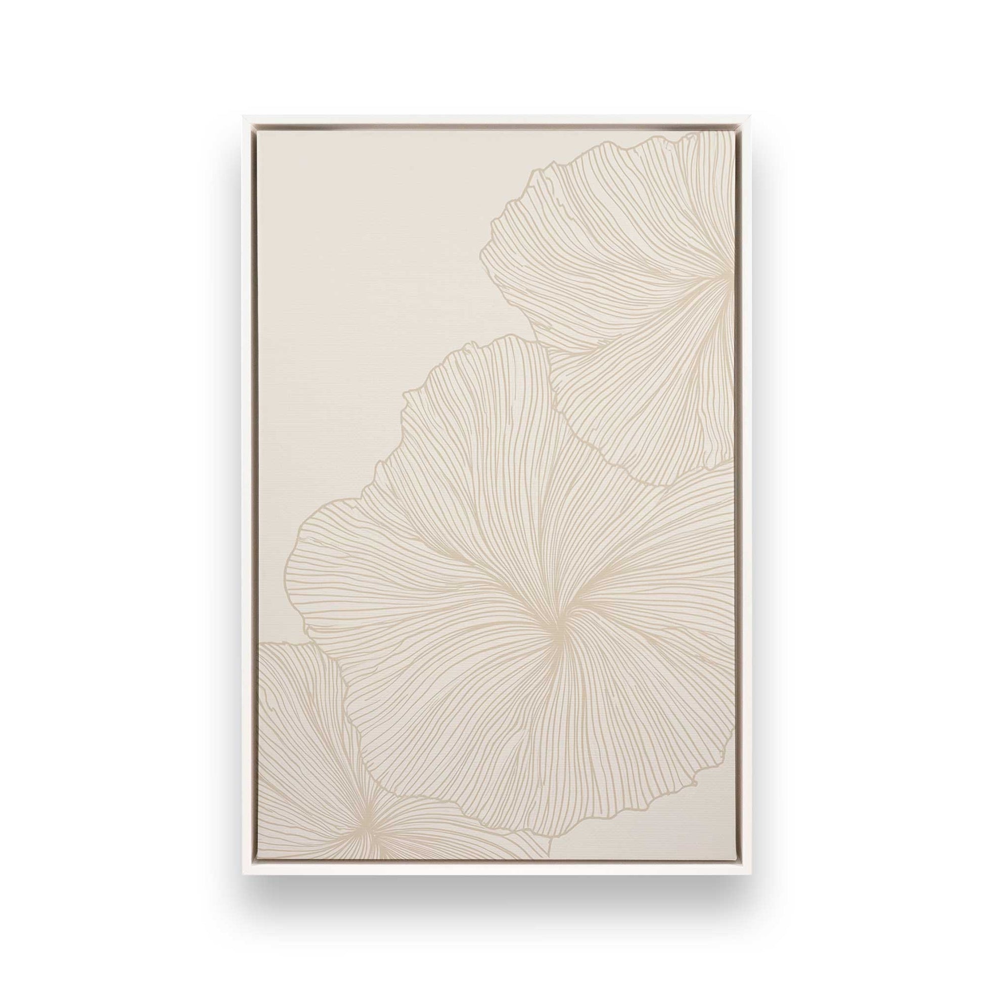 [Color:Opaque White], Picture of art in a White frame