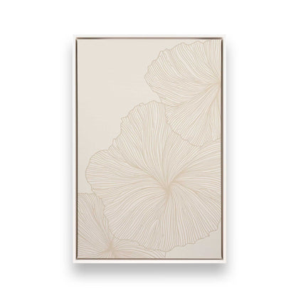 [Color:Opaque White], Picture of art in a White frame