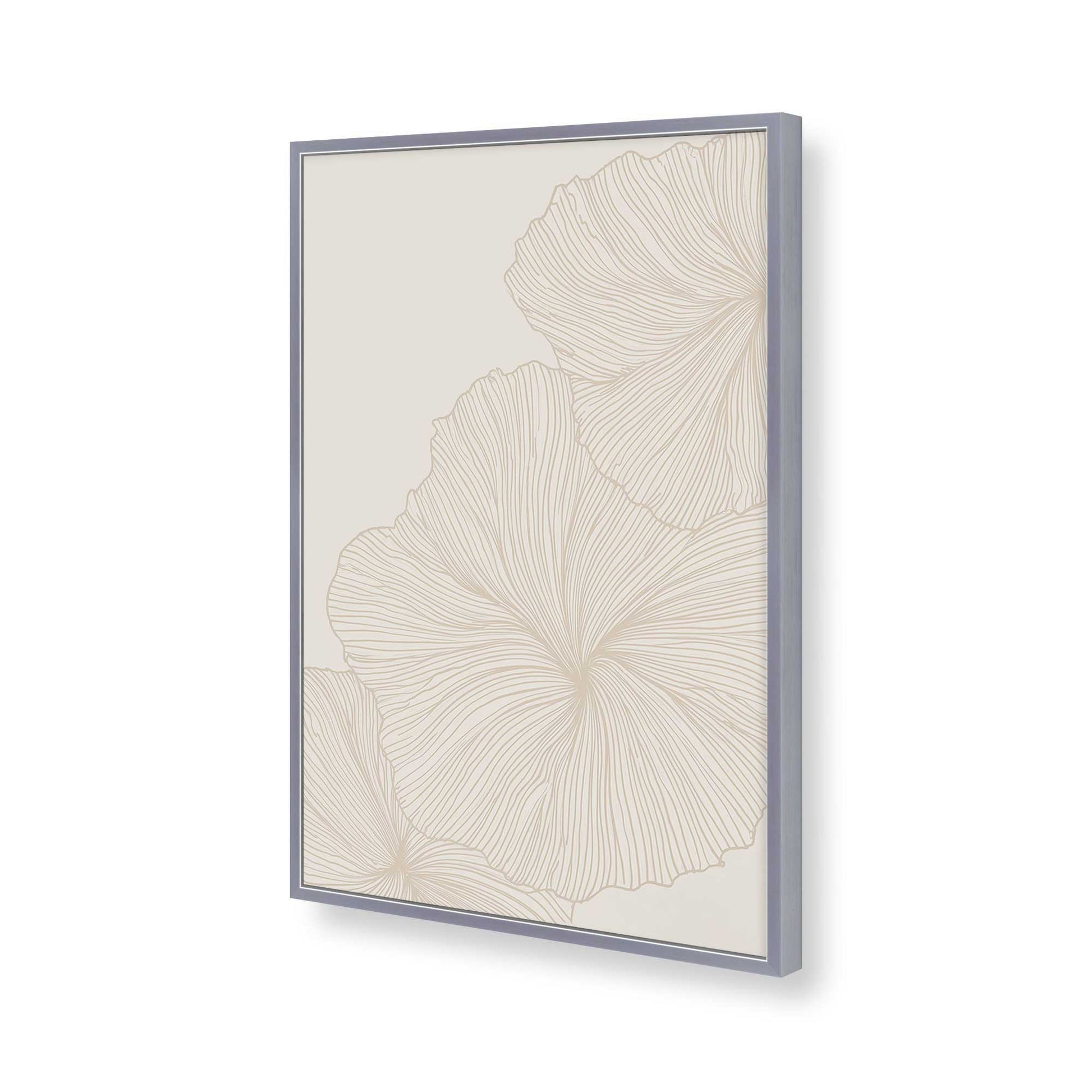 [Color:Polished Chrome], Picture of art in a Polished Chrome frame of the corner