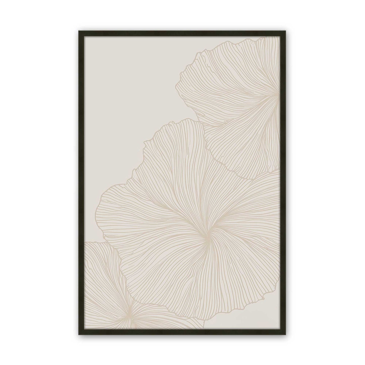 [Color:Satin Black], Picture of art in a Satin Black frame