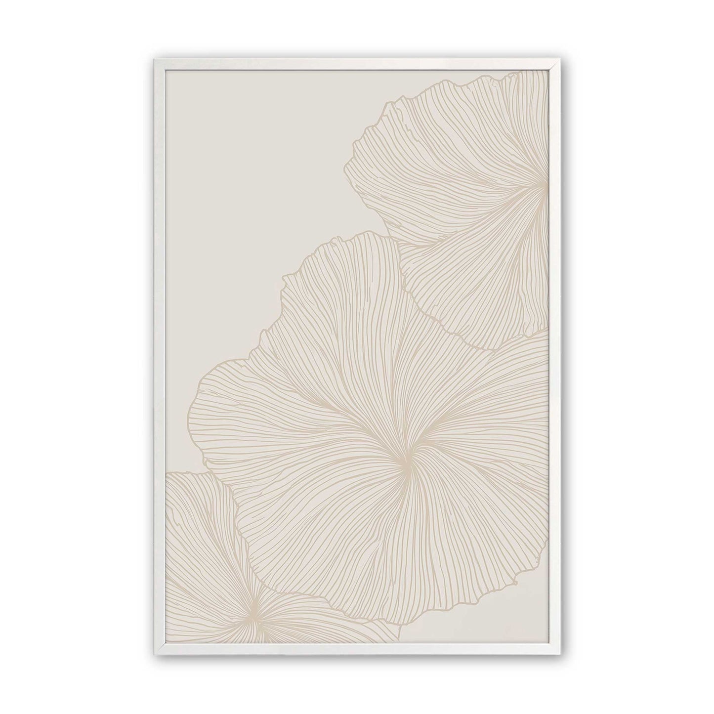 [Color:Opaque White], Picture of art in a Opaque White frame