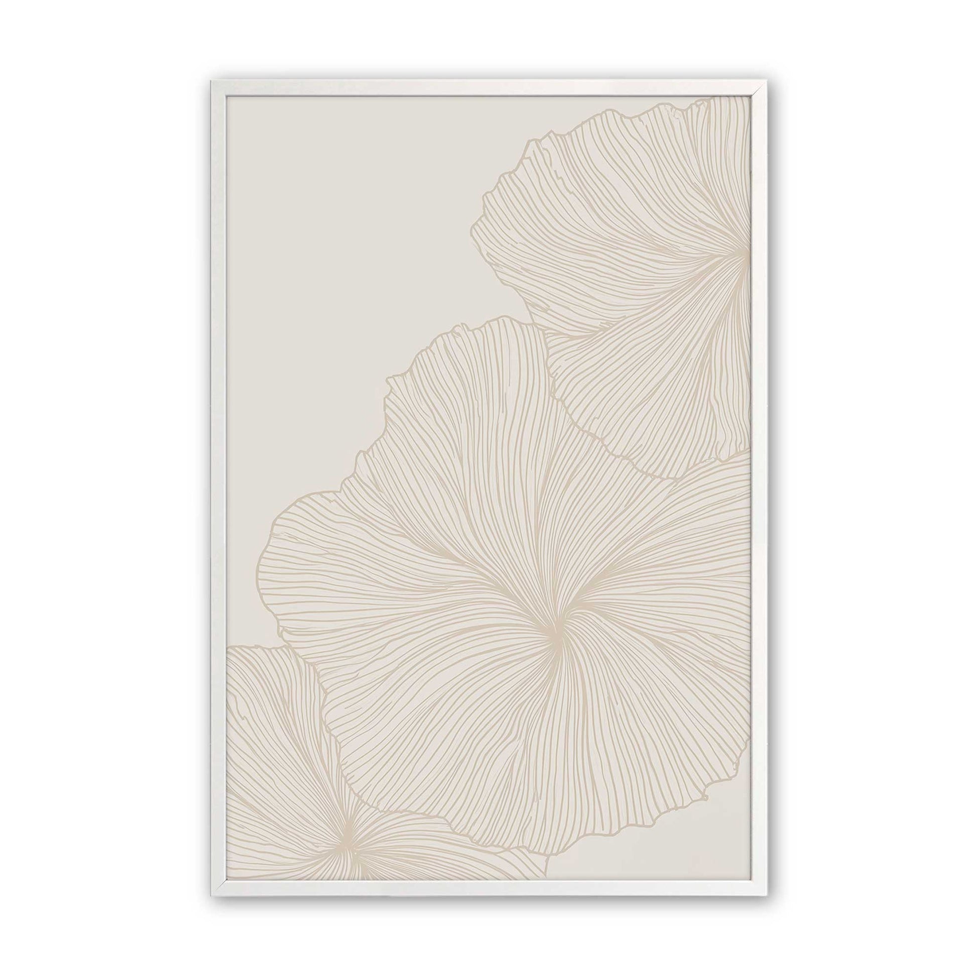 [Color:Opaque White], Picture of art in a Opaque White frame