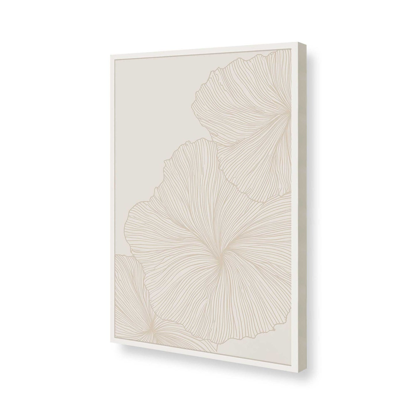 [Color:Opaque White], Picture of art in a Opaque White frame of the corner