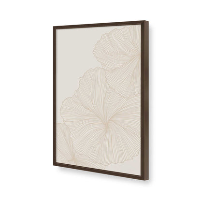 [Color:Brown], Picture of art in a Brown frame of the corner