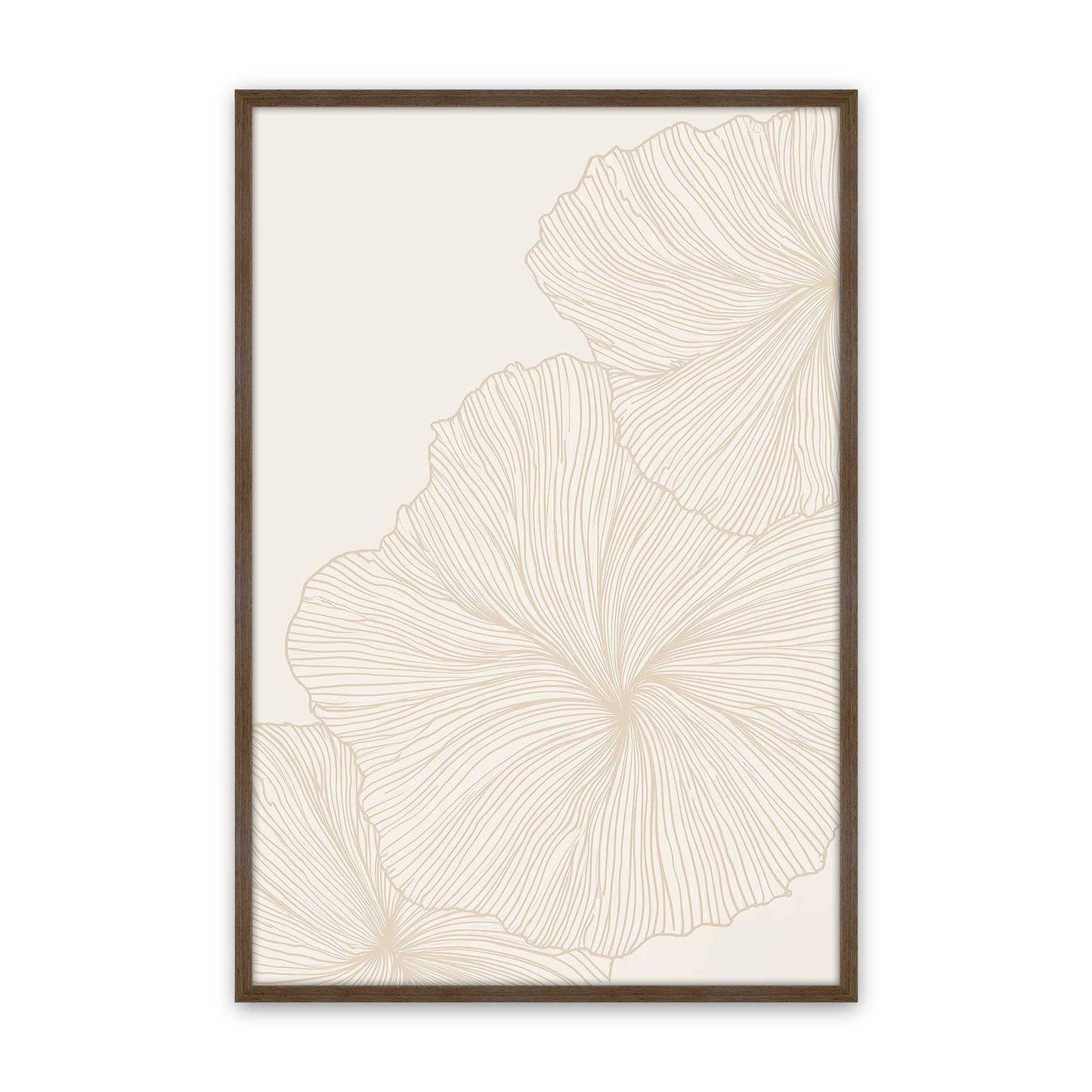 [Color:Walnut], Picture of art in a Walnut frame