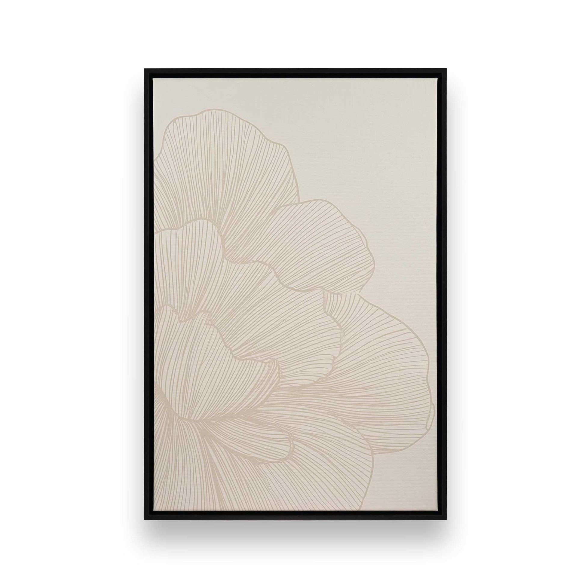 [Color:Satin Black], Picture of art in a Satin Black frame
