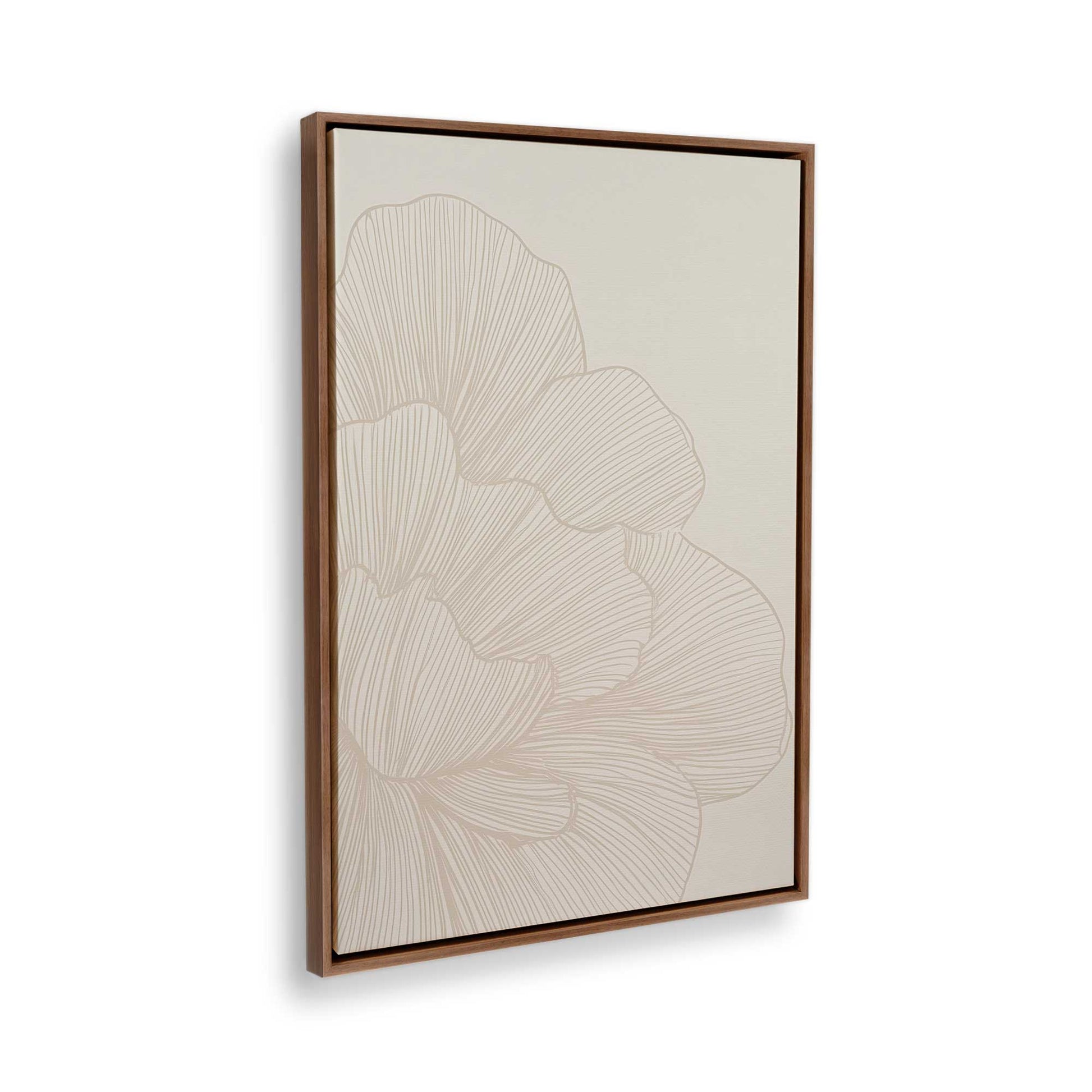 [Color:Walnut], Picture of the corner of the art