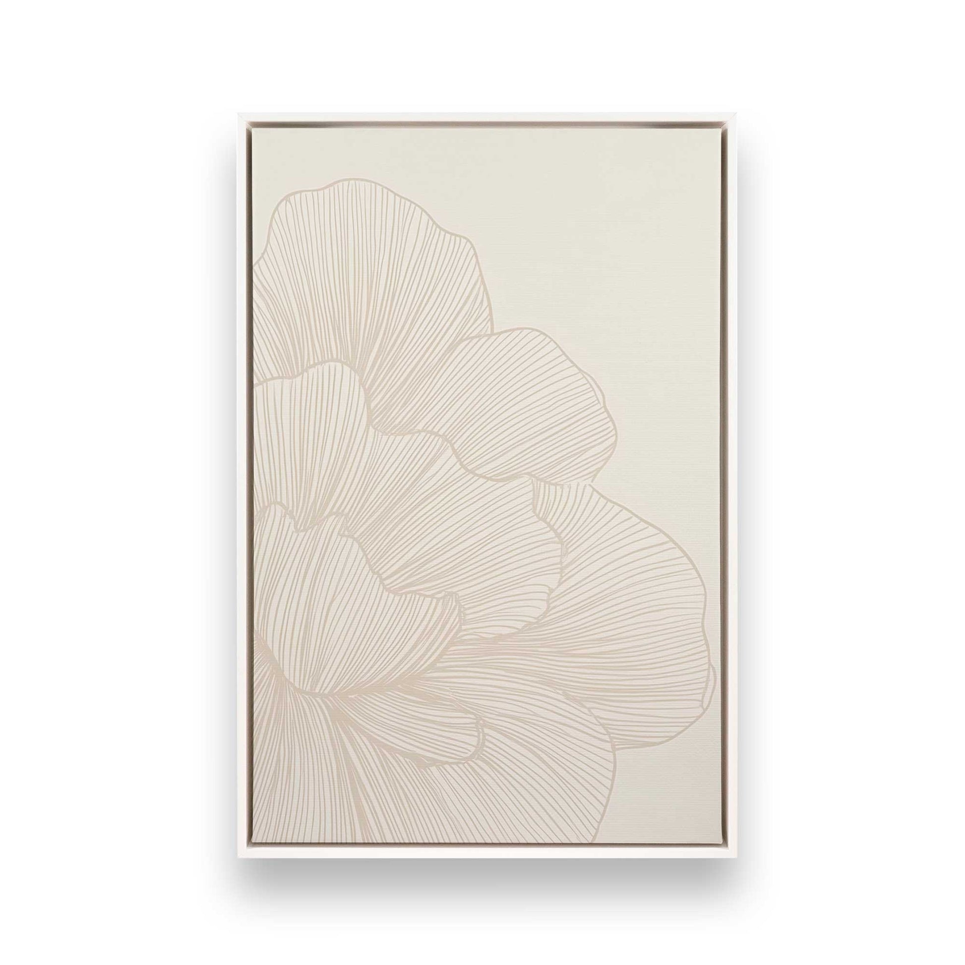 [Color:Opaque White], Picture of art in a White frame