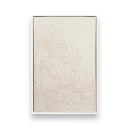 [Color:Opaque White], Picture of art in a White frame