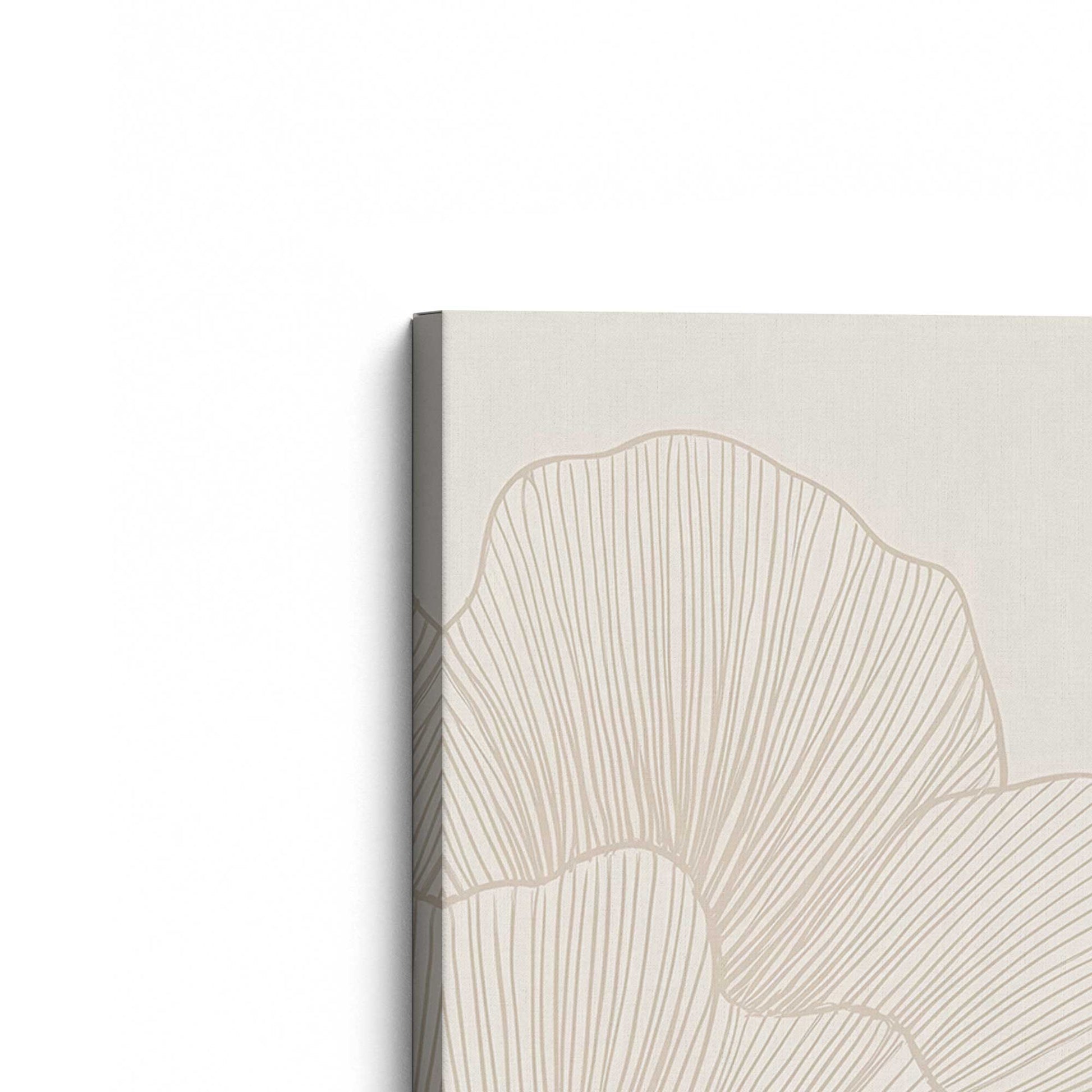 [Color:Stretched Canvas], Picture of the corner of the art
