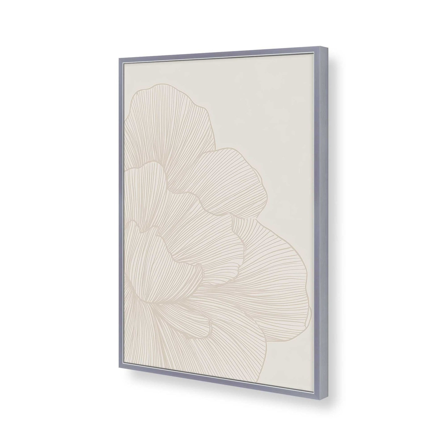 [Color:Polished Chrome], Picture of art in a Polished Chrome frame of the corner
