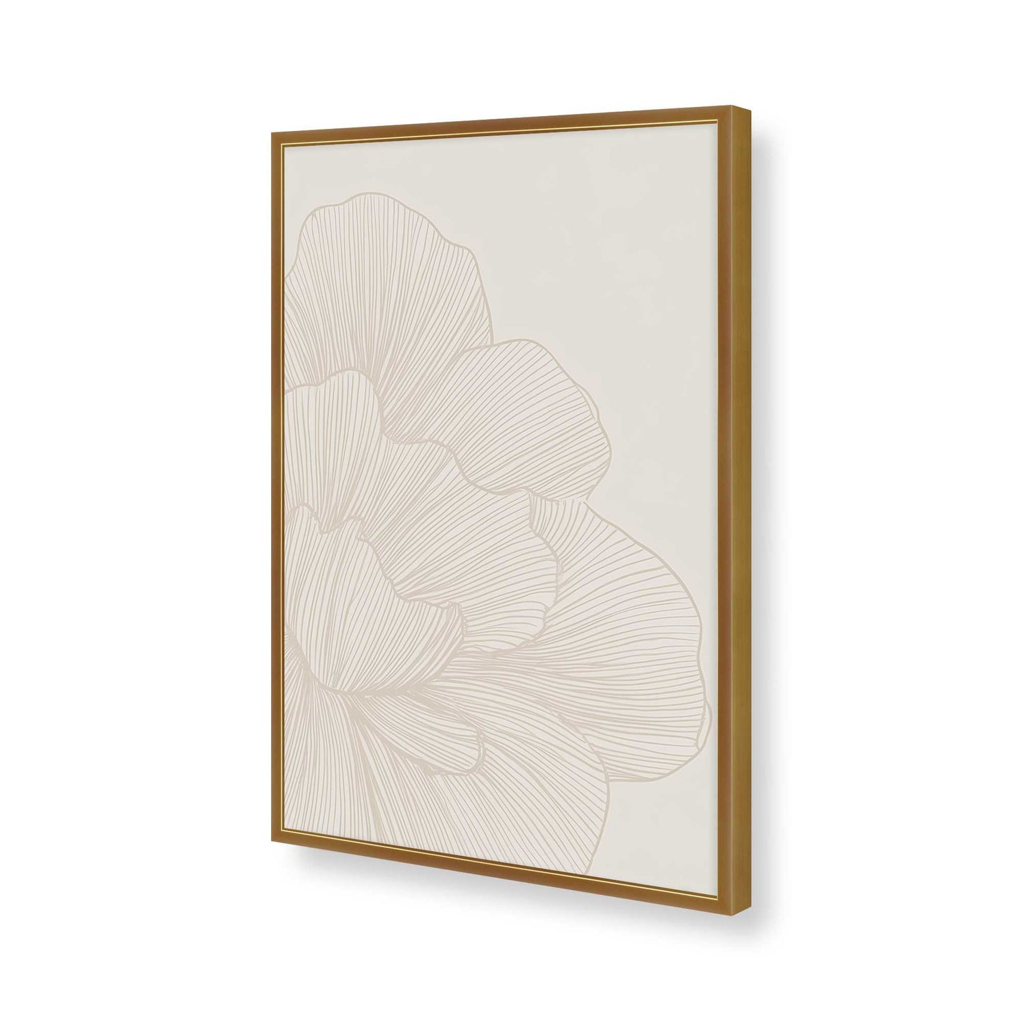 [Color:Polished Gold], Picture of art in a Polished Gold frame of the corner