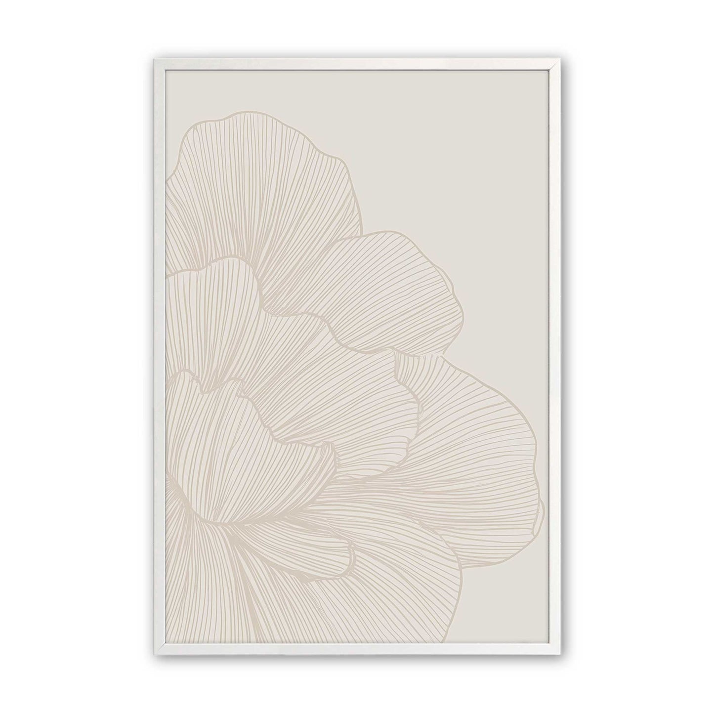 [Color:Opaque White], Picture of art in a Opaque White frame