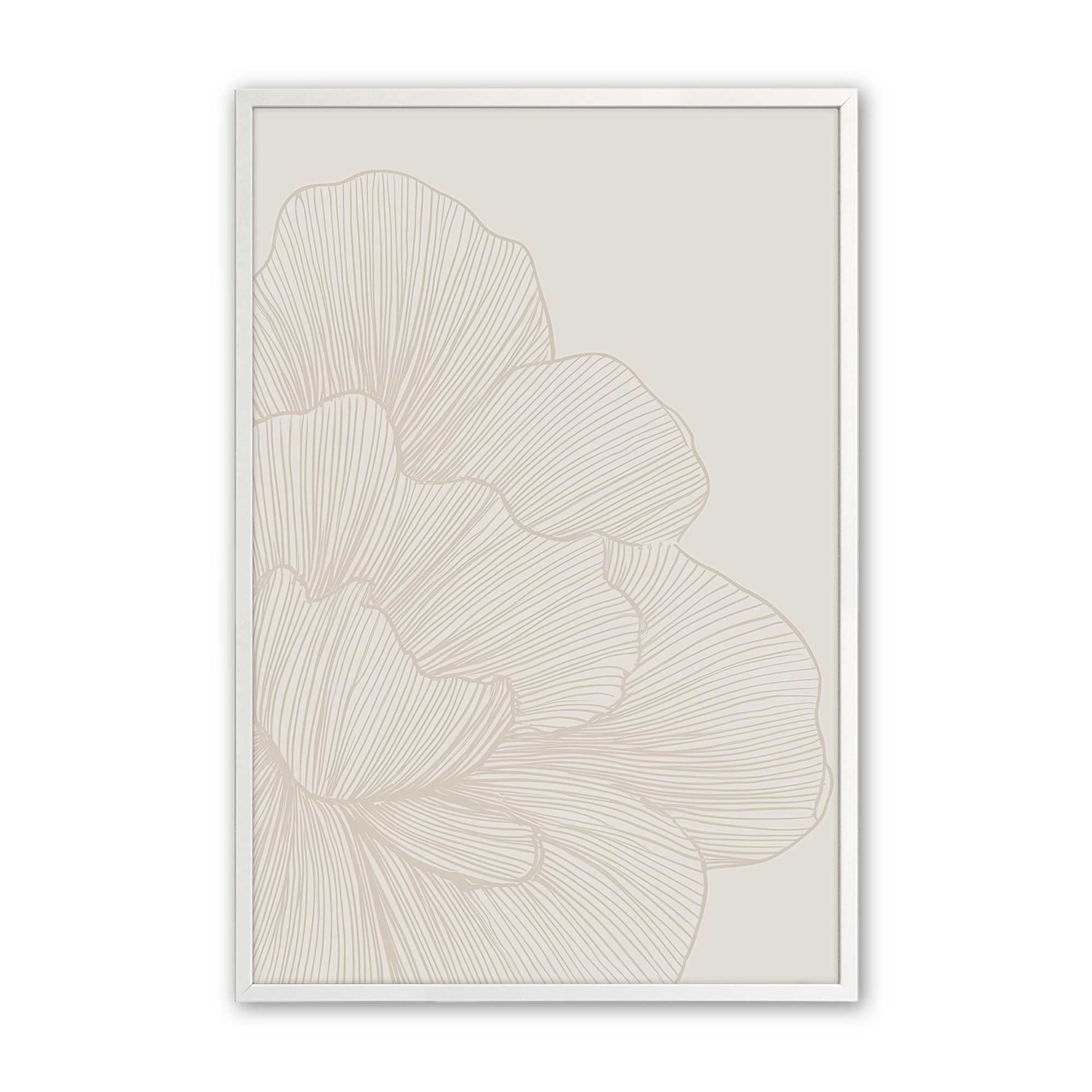 [Color:Opaque White], Picture of art in a Opaque White frame