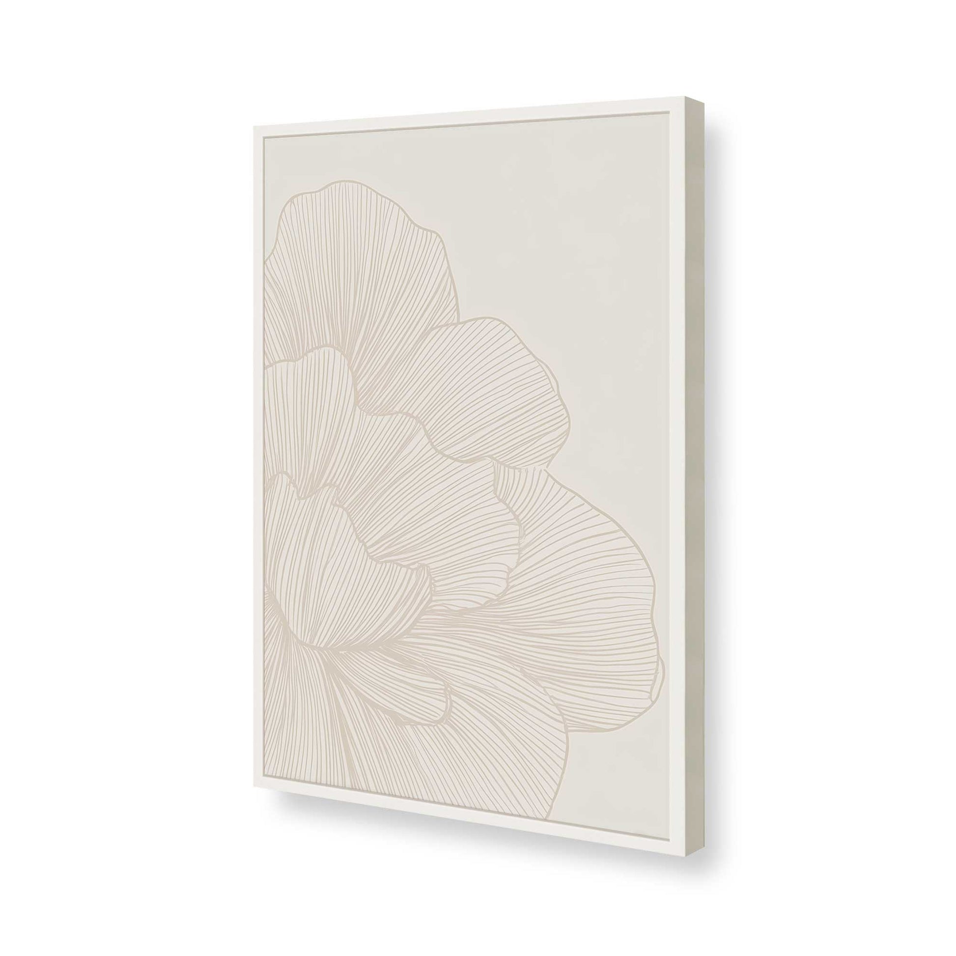 [Color:Opaque White], Picture of art in a Opaque White frame of the corner