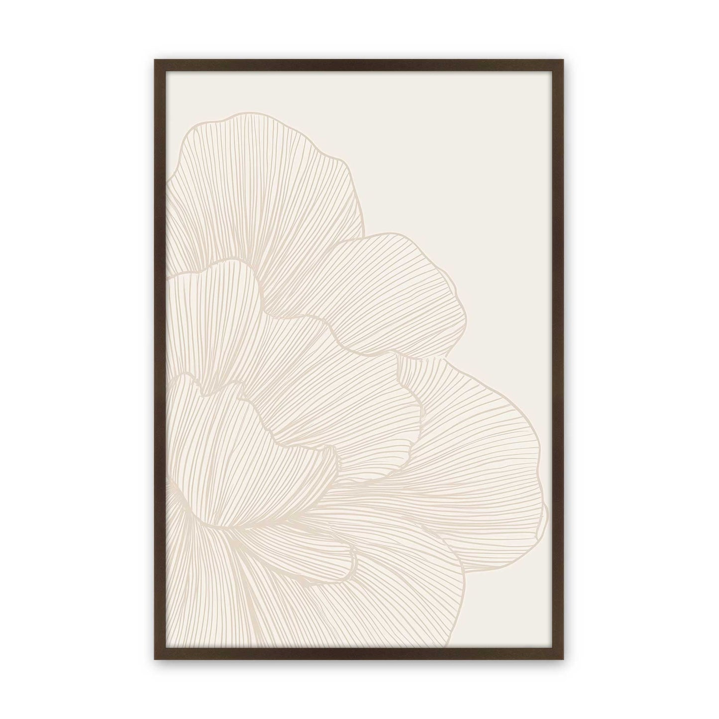 [Color:Belvinder Brown], Picture of art in a Belvinder Brown frame