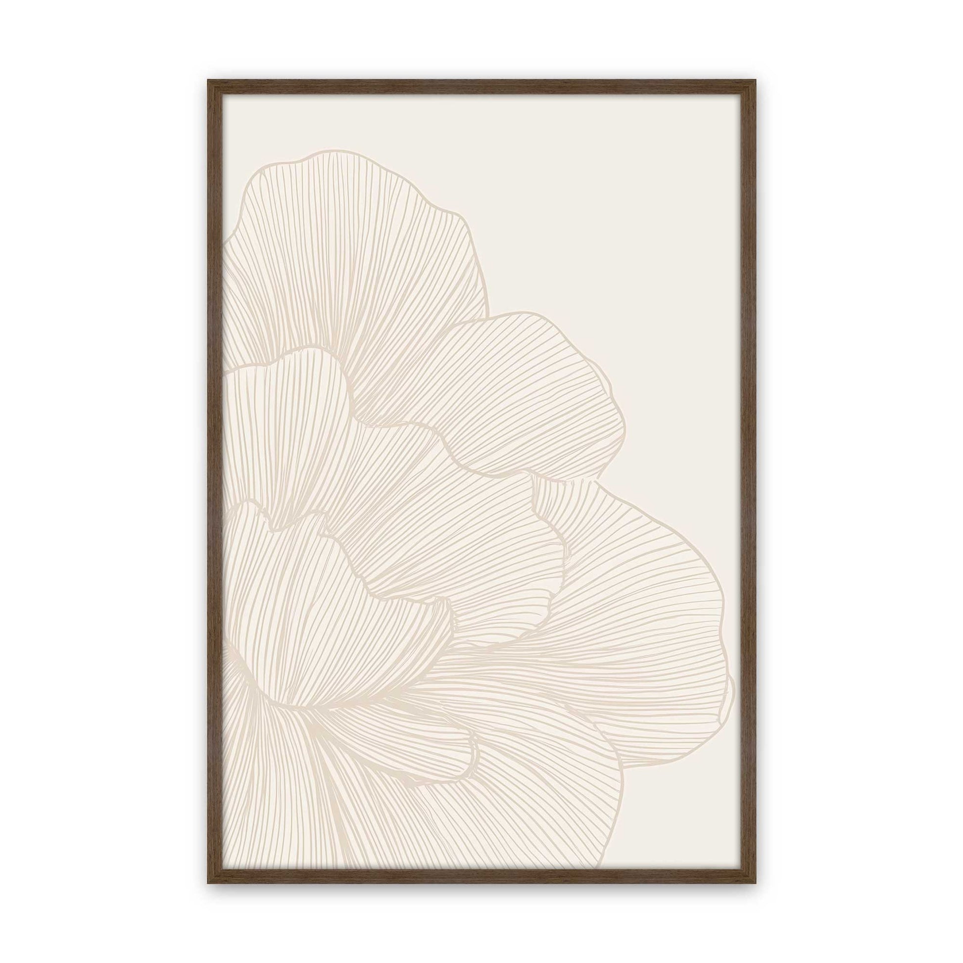 [Color:Walnut], Picture of art in a Walnut frame