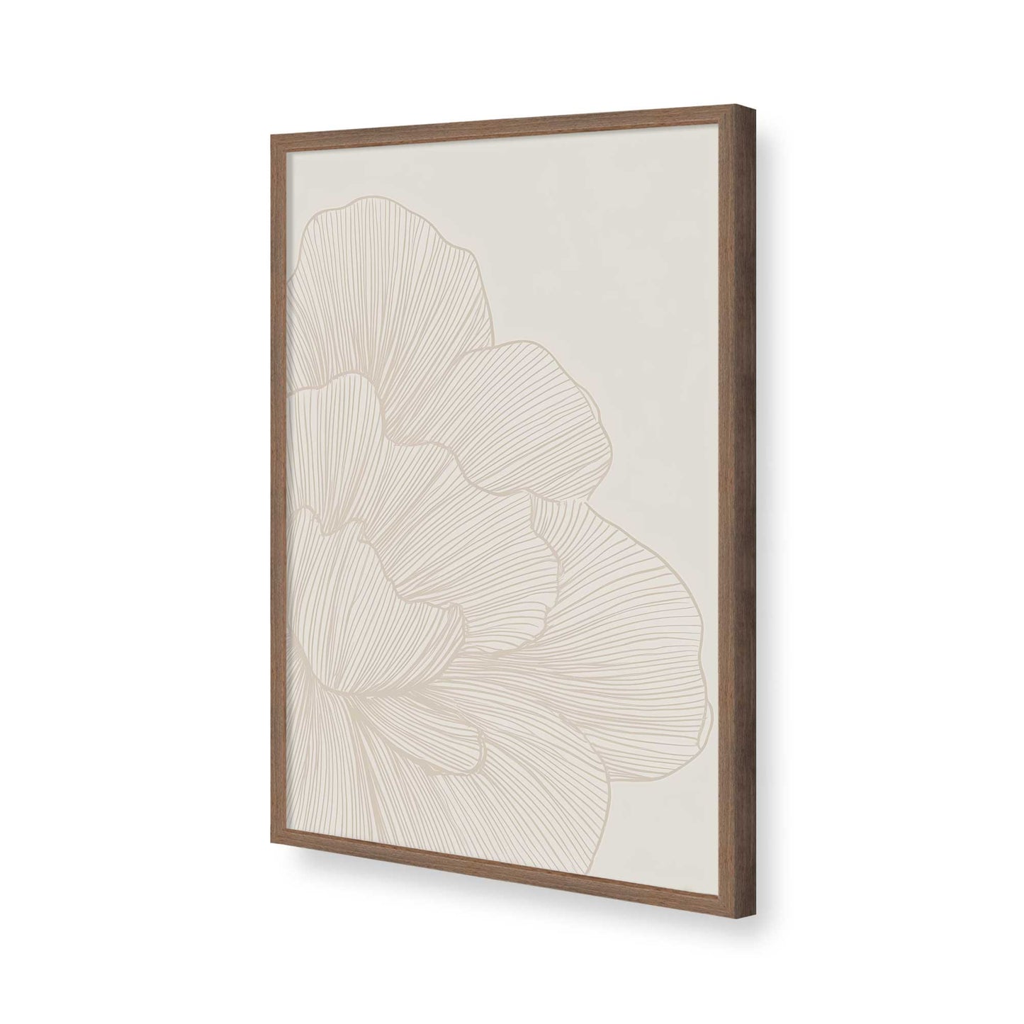 [Color:Walnut], Picture of art in a Walnut frame of the corner