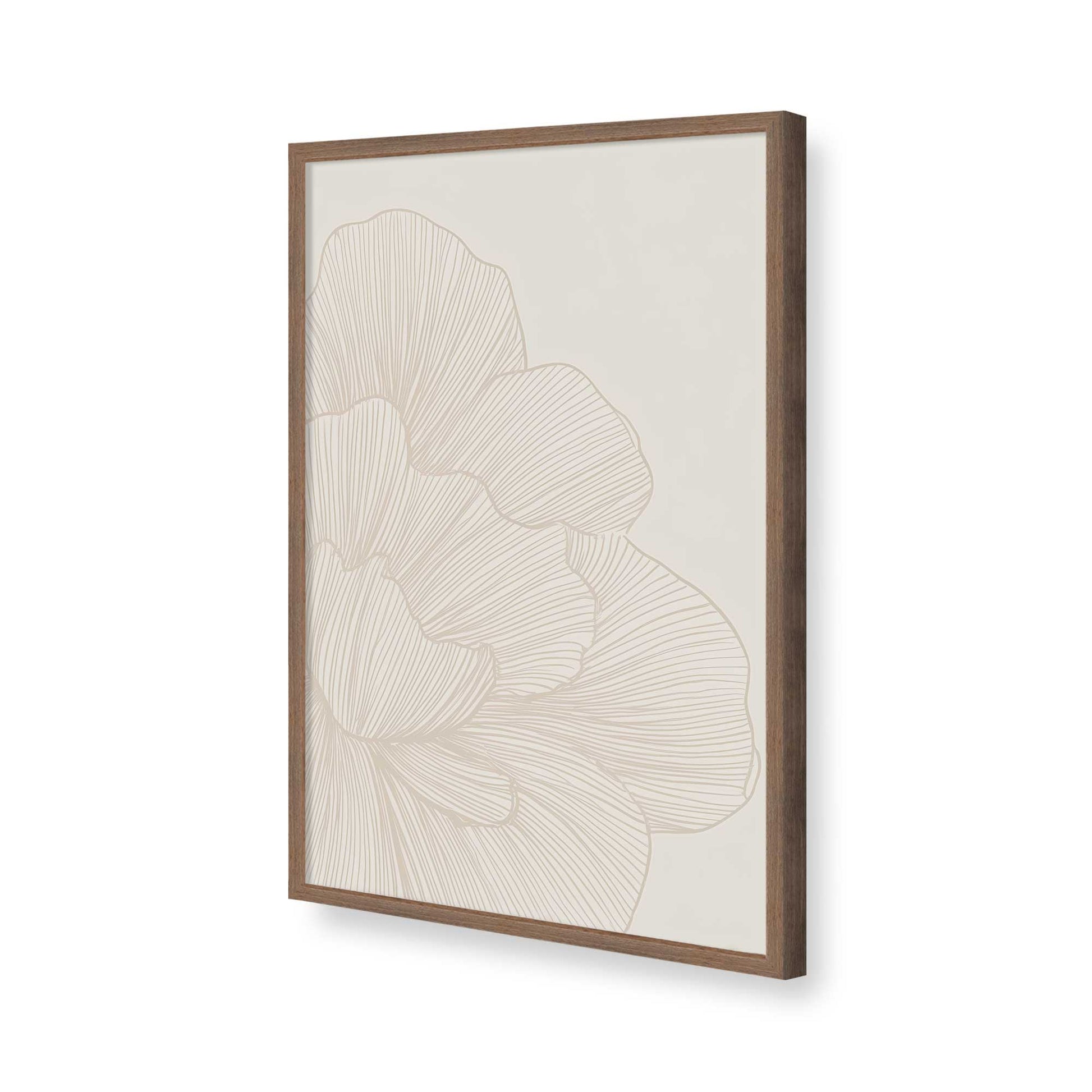 [Color:Walnut], Picture of art in a Walnut frame of the corner