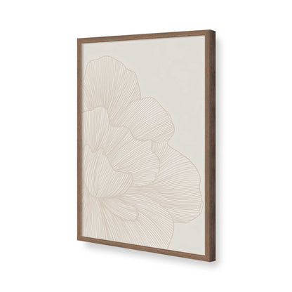 [Color:Walnut], Picture of art in a Walnut frame of the corner